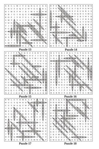 word search puzzle book